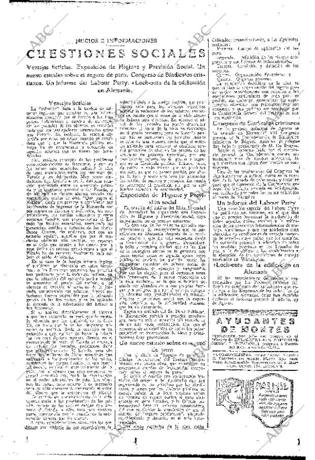 ABC MADRID 30-08-1925 página 23