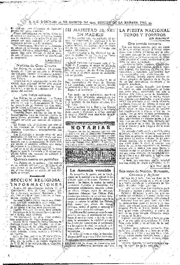 ABC MADRID 30-08-1925 página 33