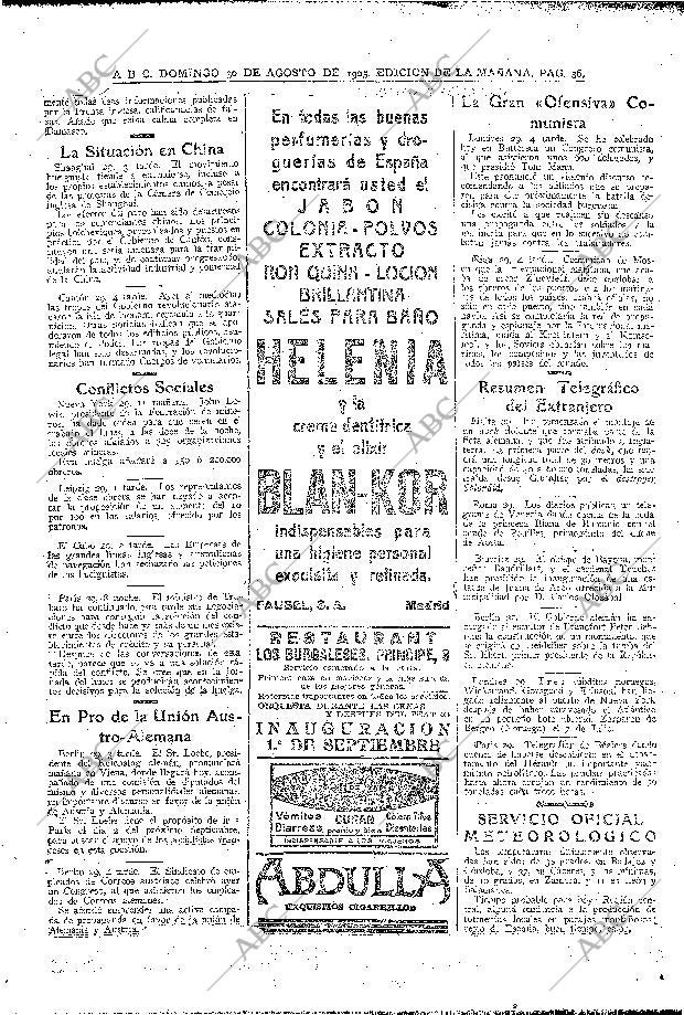ABC MADRID 30-08-1925 página 36