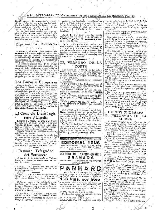 ABC MADRID 02-09-1925 página 20