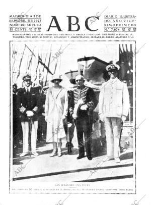 ABC MADRID 03-09-1925 página 1