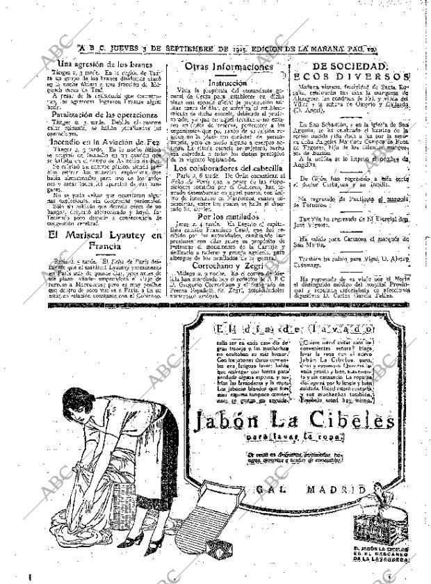 ABC MADRID 03-09-1925 página 10
