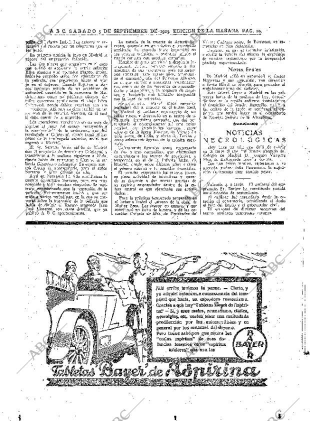 ABC MADRID 05-09-1925 página 20