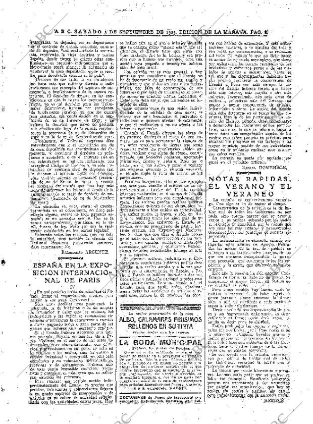 ABC MADRID 05-09-1925 página 8