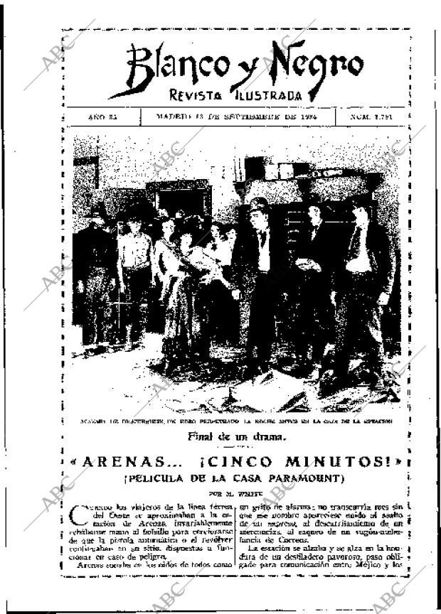 BLANCO Y NEGRO MADRID 13-09-1925 página 15