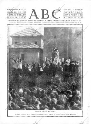 ABC MADRID 14-09-1925 página 1