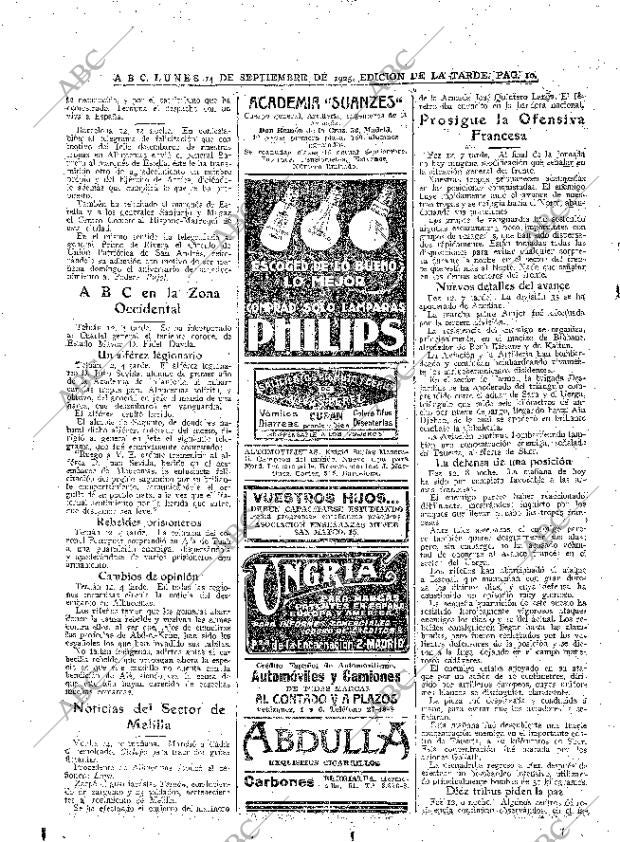 ABC MADRID 14-09-1925 página 10