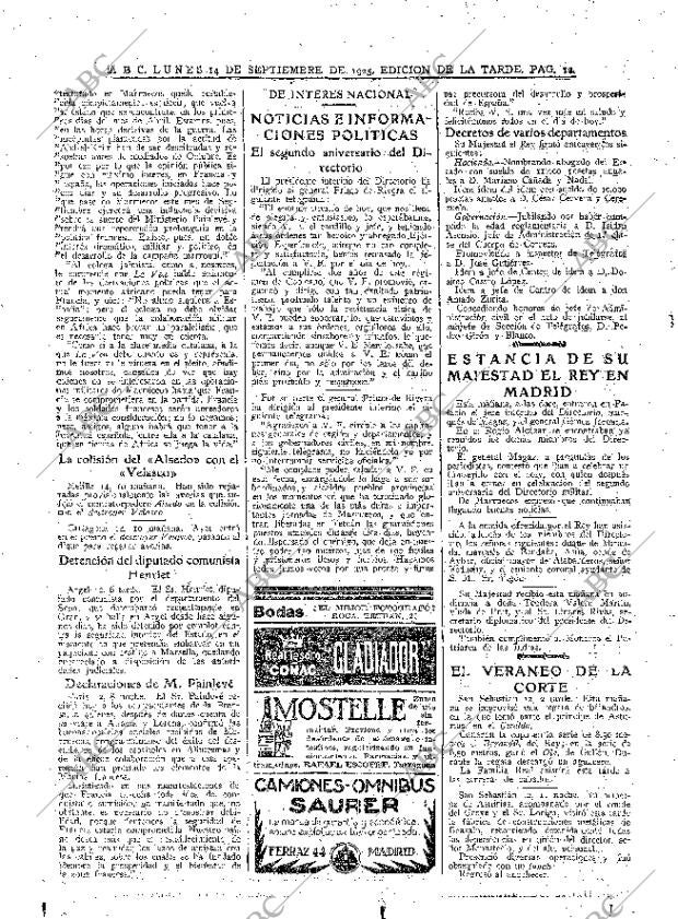 ABC MADRID 14-09-1925 página 12