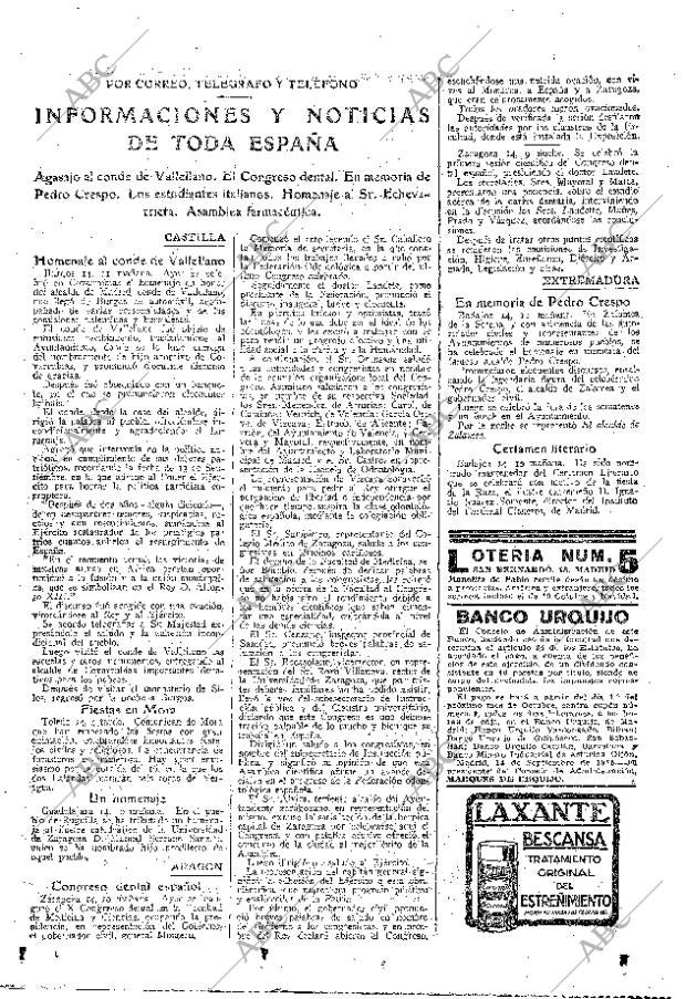 ABC MADRID 15-09-1925 página 23