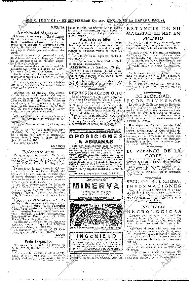 ABC MADRID 17-09-1925 página 18