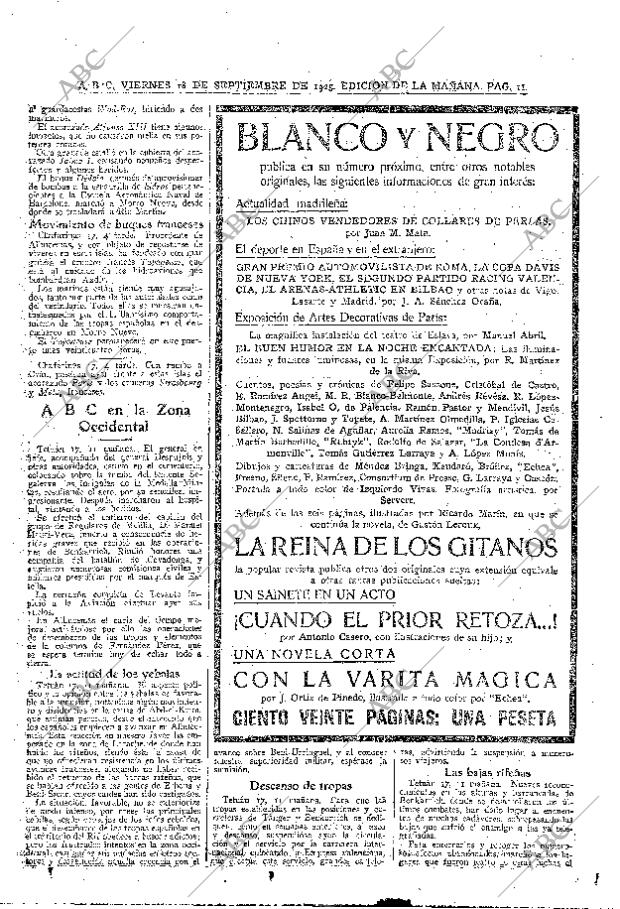 ABC MADRID 18-09-1925 página 11