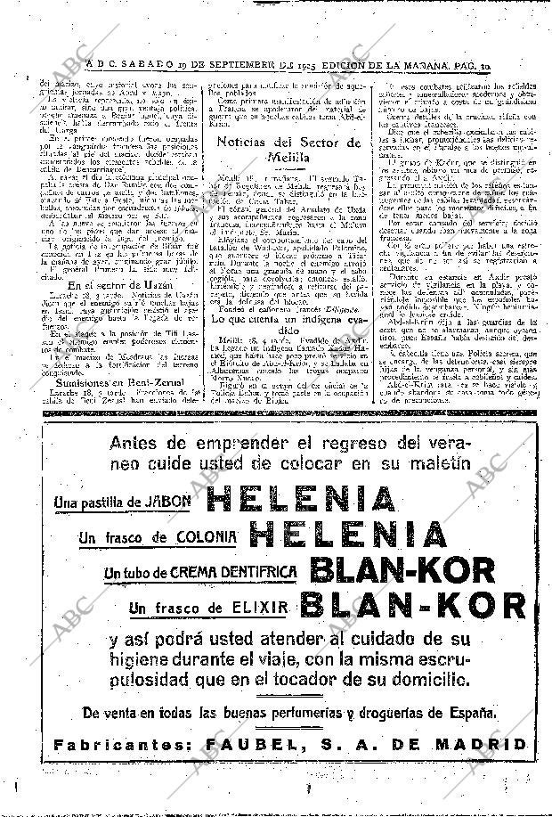 ABC MADRID 19-09-1925 página 10