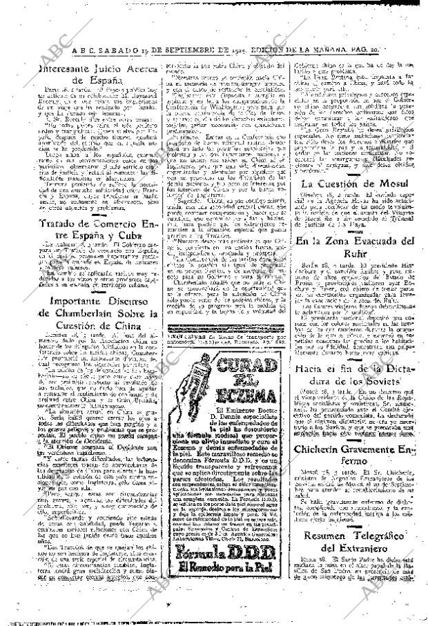 ABC MADRID 19-09-1925 página 20