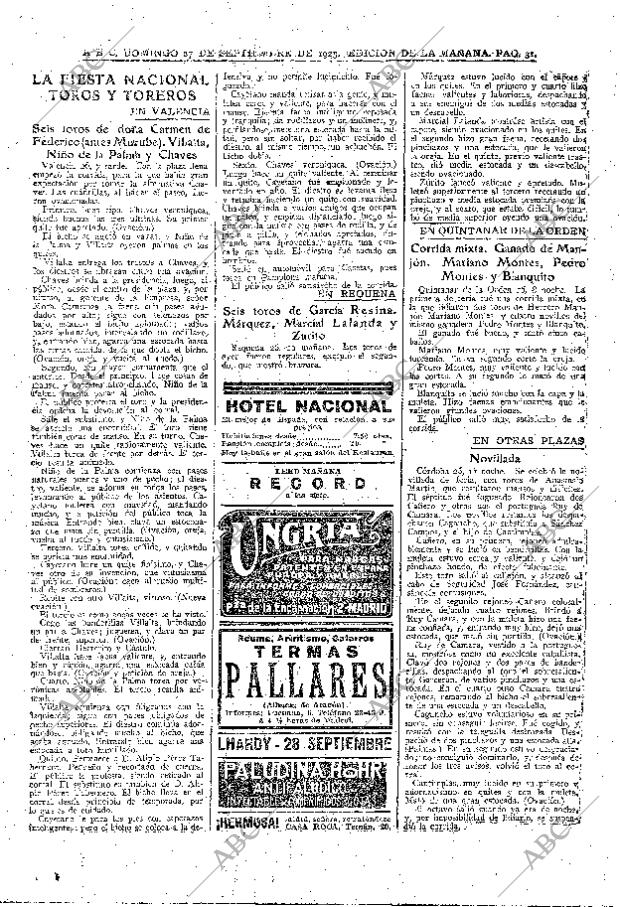 ABC MADRID 27-09-1925 página 31