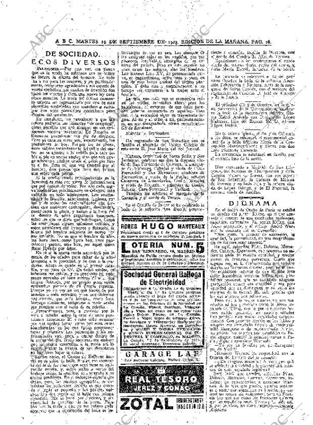 ABC MADRID 29-09-1925 página 16
