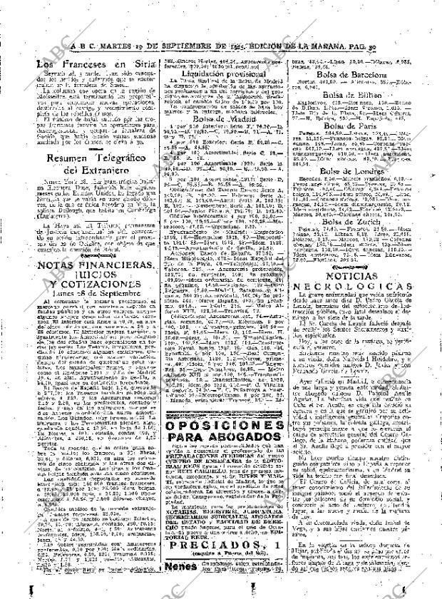 ABC MADRID 29-09-1925 página 30