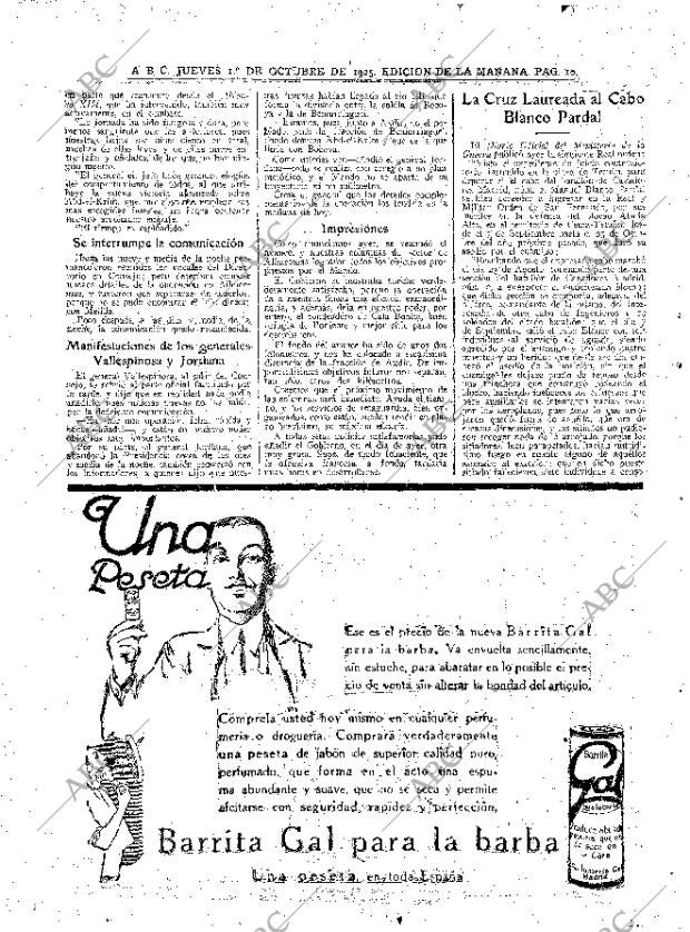 ABC MADRID 01-10-1925 página 10