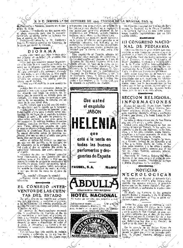 ABC MADRID 01-10-1925 página 14