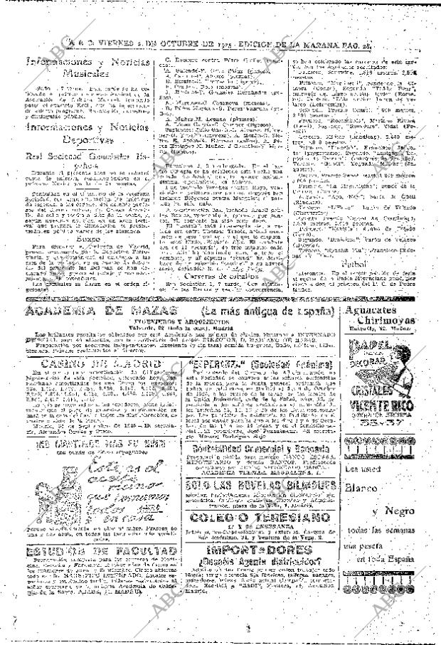 ABC MADRID 02-10-1925 página 28