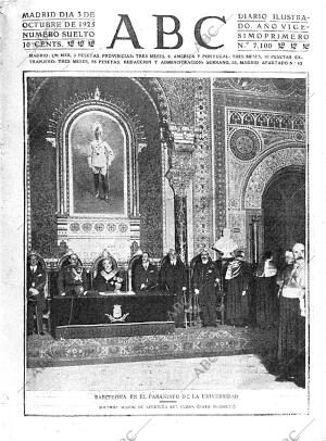 ABC MADRID 03-10-1925 página 1