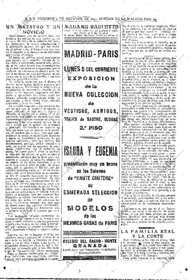 ABC MADRID 04-10-1925 página 29