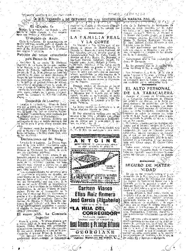 ABC MADRID 09-10-1925 página 16