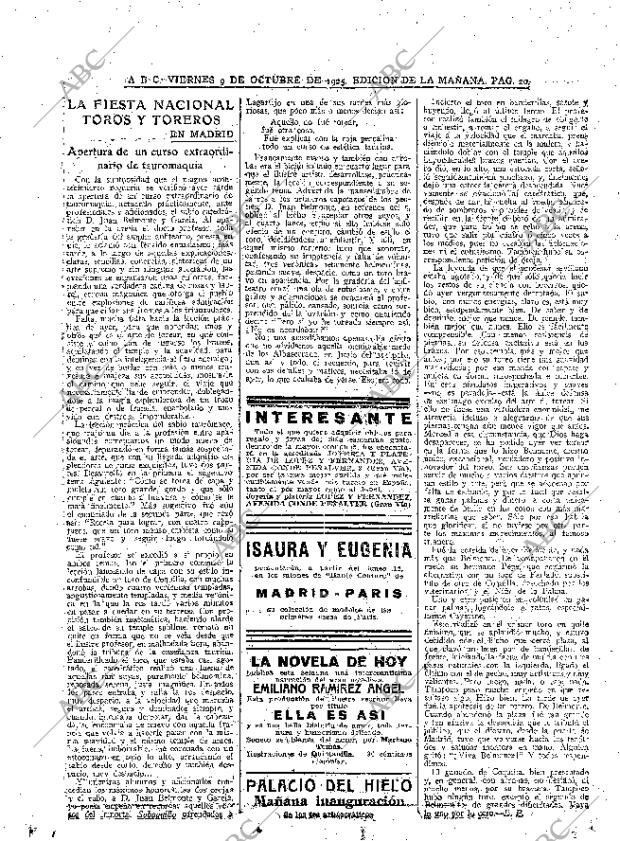 ABC MADRID 09-10-1925 página 20