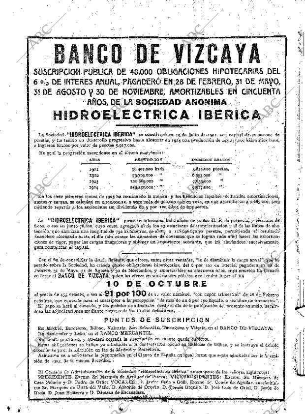 ABC MADRID 09-10-1925 página 22