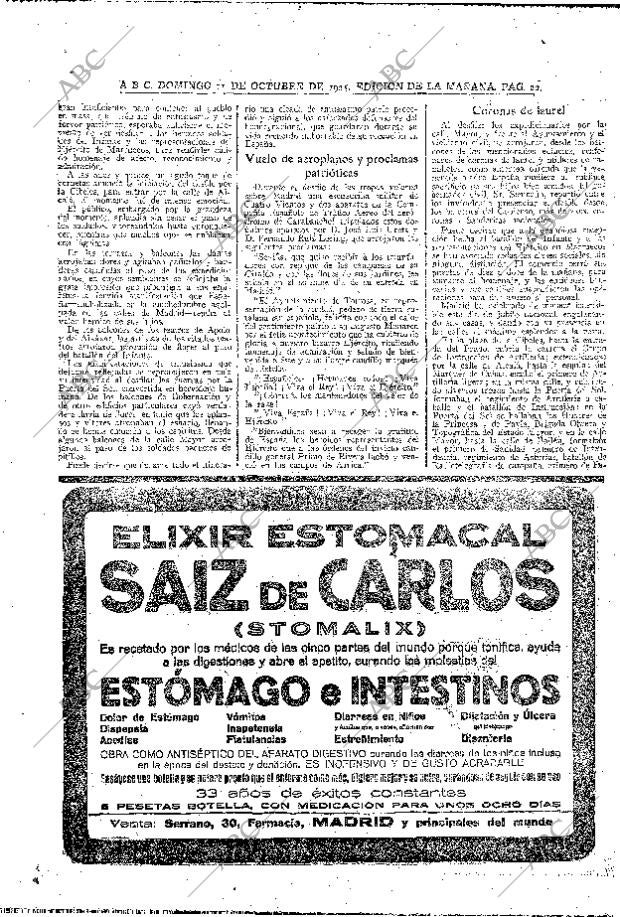 ABC MADRID 11-10-1925 página 22
