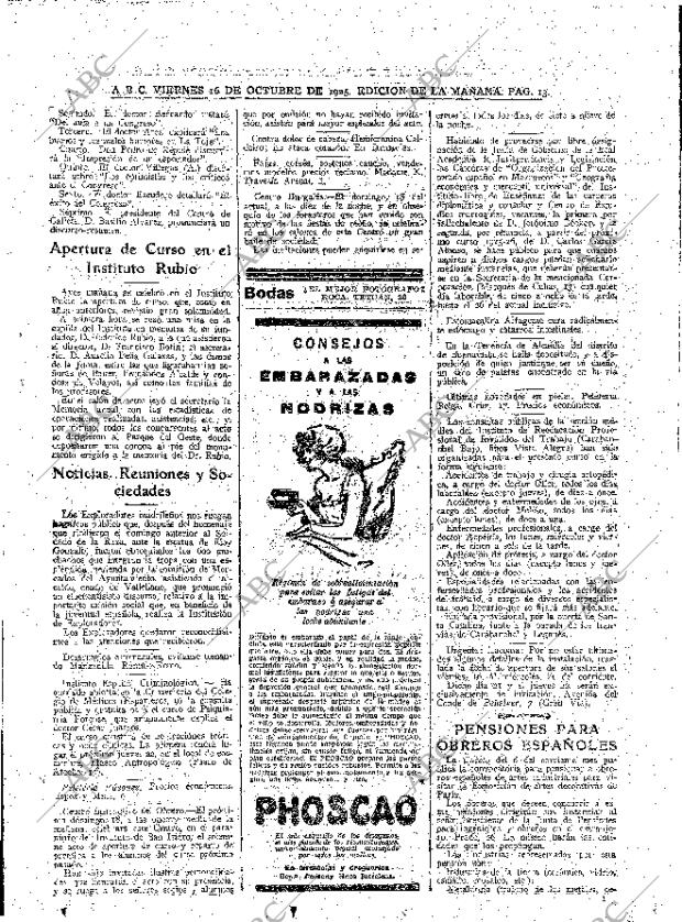 ABC MADRID 16-10-1925 página 13