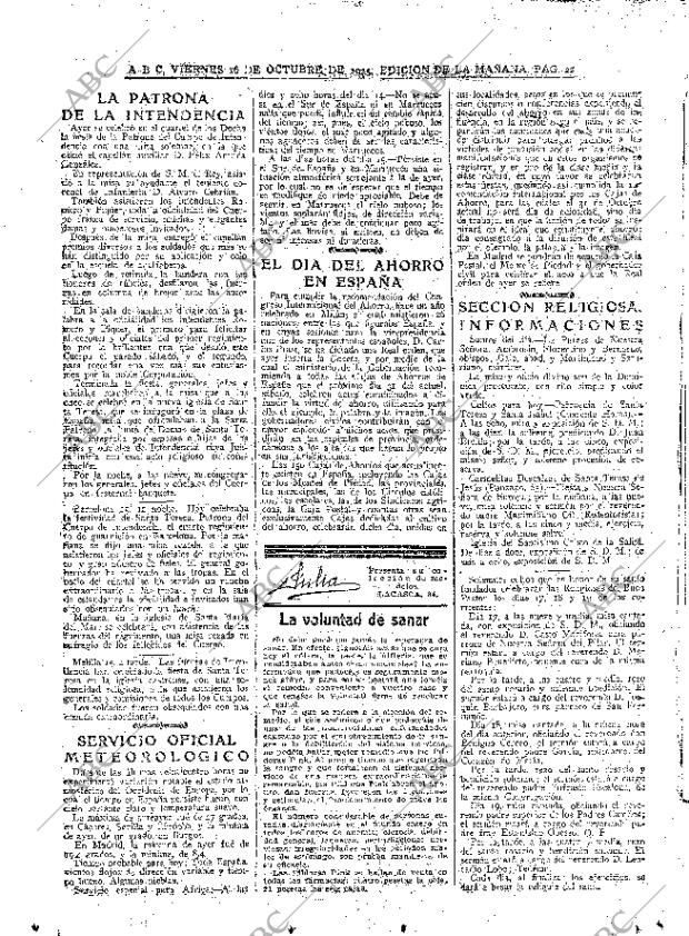 ABC MADRID 16-10-1925 página 22