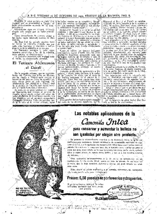 ABC MADRID 16-10-1925 página 8