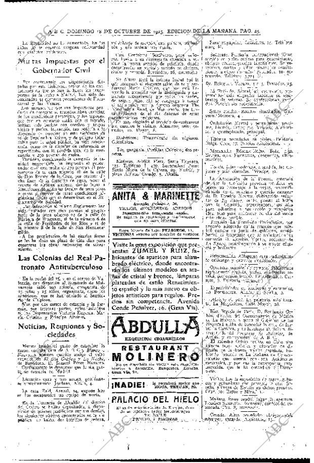 ABC MADRID 18-10-1925 página 25