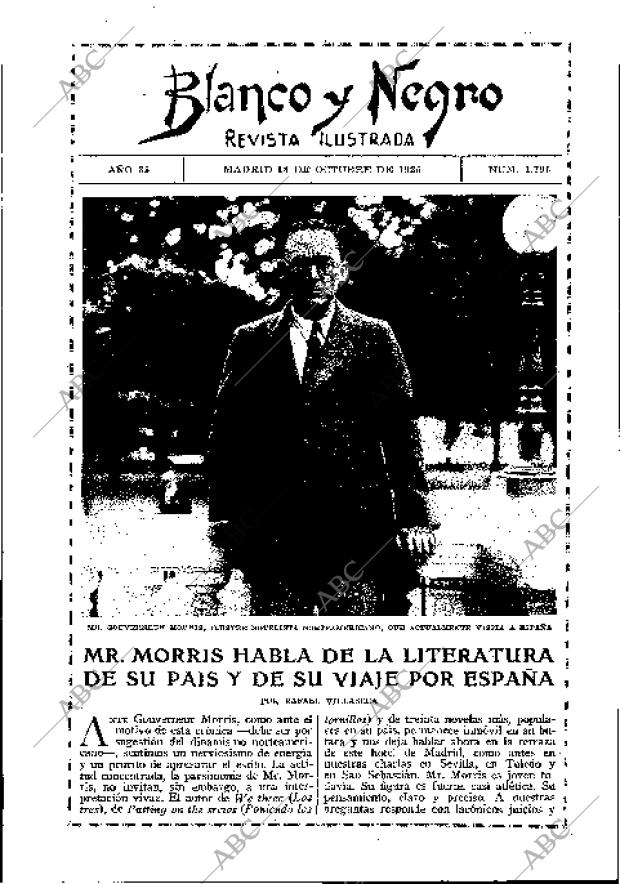 BLANCO Y NEGRO MADRID 18-10-1925 página 3