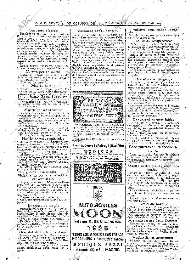 ABC MADRID 19-10-1925 página 20