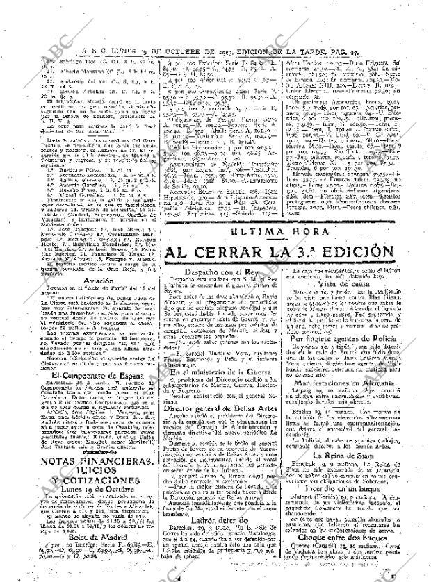 ABC MADRID 19-10-1925 página 27