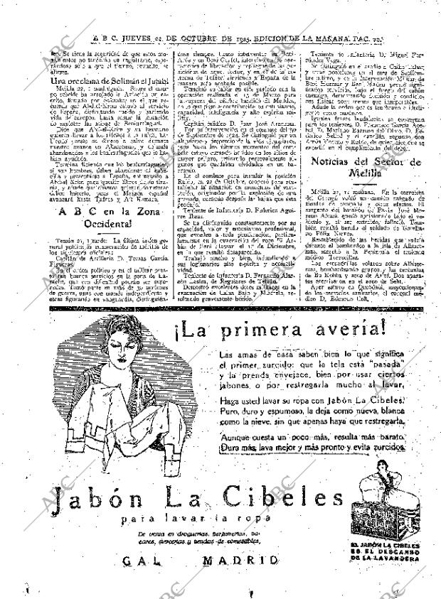 ABC MADRID 22-10-1925 página 10