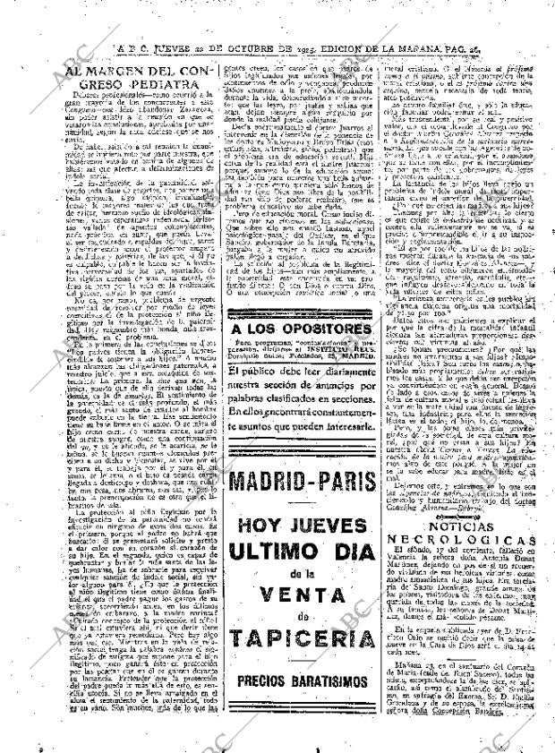 ABC MADRID 22-10-1925 página 26