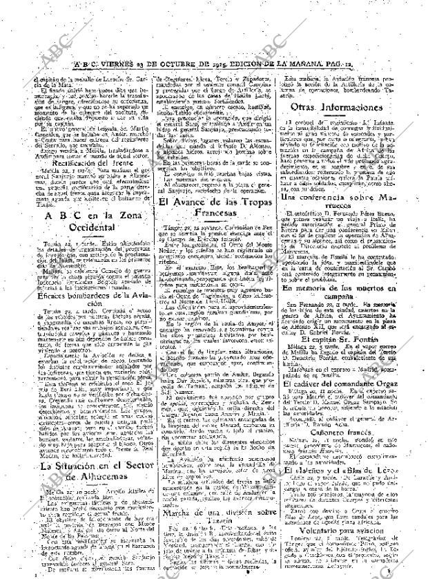 ABC MADRID 23-10-1925 página 12