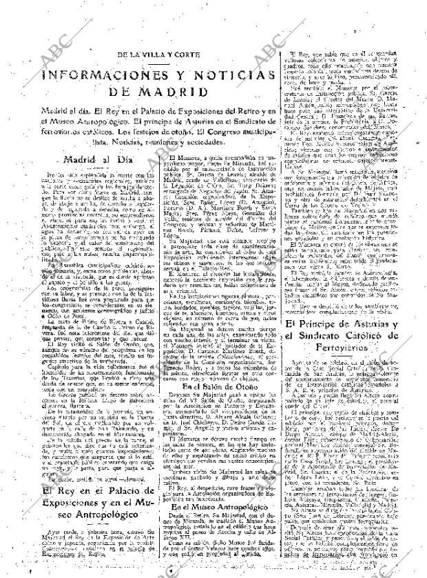 ABC MADRID 23-10-1925 página 13