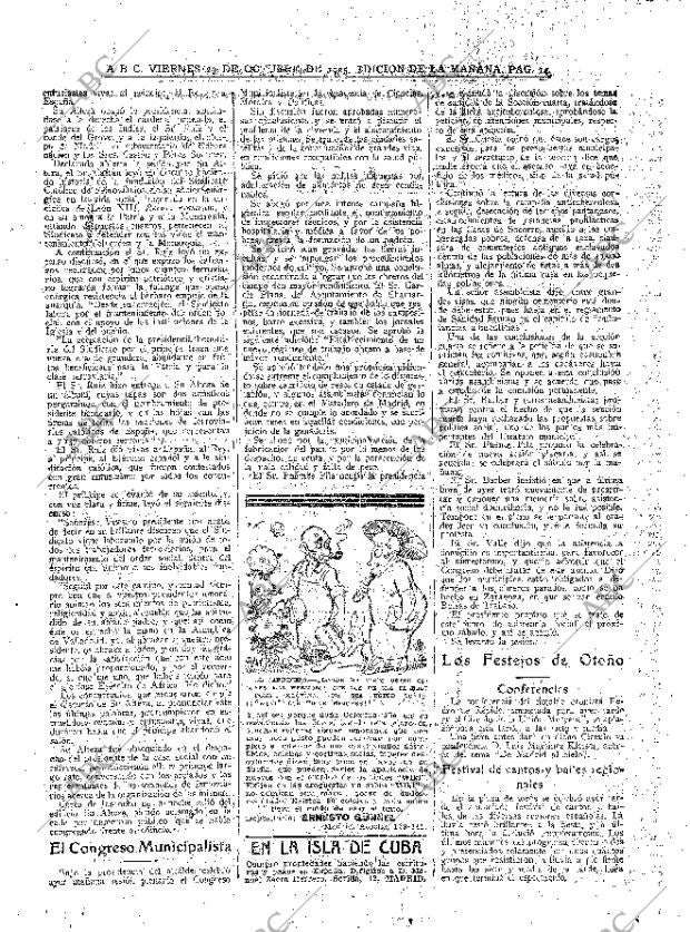 ABC MADRID 23-10-1925 página 14