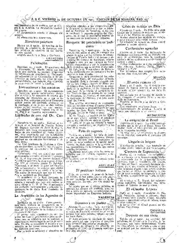 ABC MADRID 23-10-1925 página 25