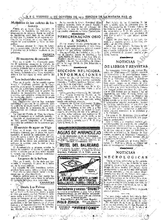 ABC MADRID 23-10-1925 página 26