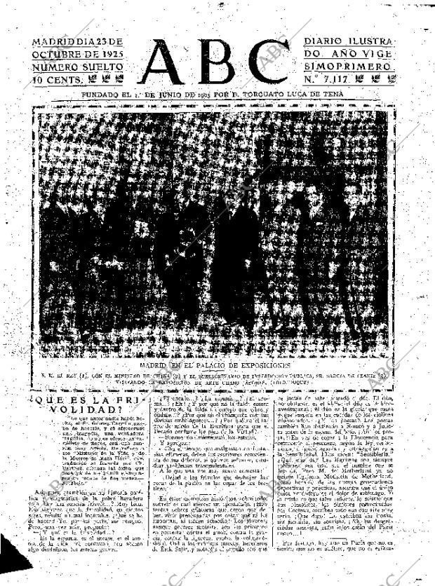 ABC MADRID 23-10-1925 página 3