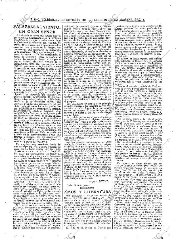 ABC MADRID 23-10-1925 página 7