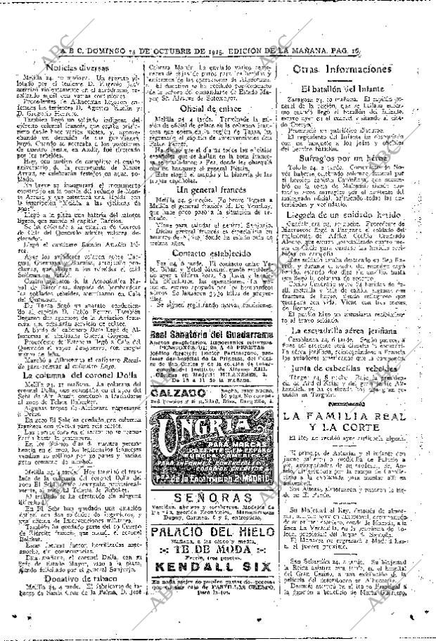 ABC MADRID 25-10-1925 página 16
