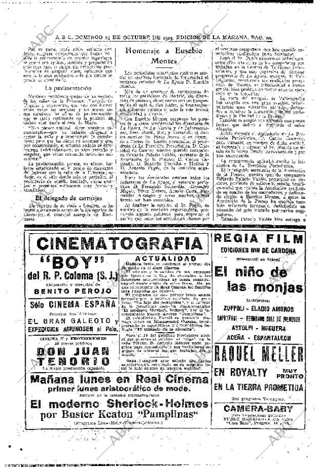 ABC MADRID 25-10-1925 página 20