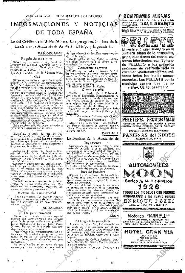 ABC MADRID 25-10-1925 página 27