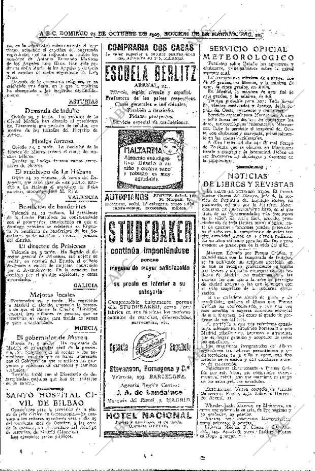 ABC MADRID 25-10-1925 página 29