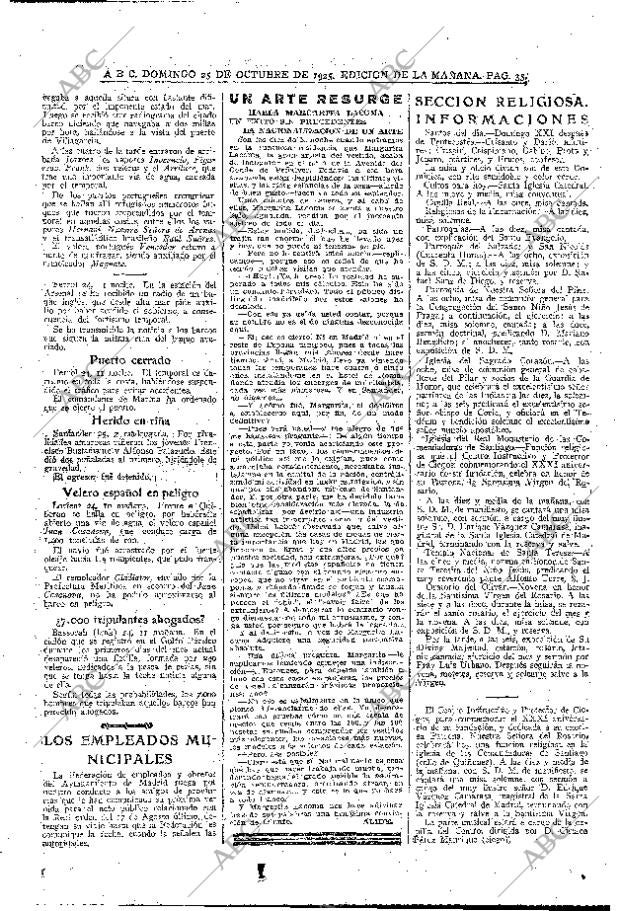 ABC MADRID 25-10-1925 página 35